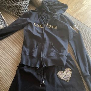 Bebe Capri sweat suit